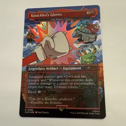 Knuckles's Gloves-The Reaver Cleaver FOIL 2095 Secret Lair SLD MTG Unplayed Rare - Image 1