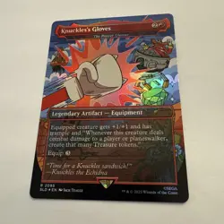 Knuckles's Gloves-The Reaver Cleaver FOIL 2095 Secret Lair SLD MTG Unplayed Rare - Image 2