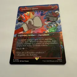 Knuckles's Gloves-The Reaver Cleaver FOIL 2095 Secret Lair SLD MTG Unplayed Rare - Image 3