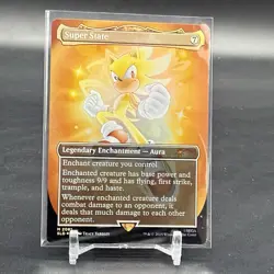 Magic the Gathering MTG Sonic Secret Lair Super State Rainbow Foil #2081 - Image 1