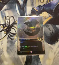 Edge of Eternities: Stellar Sights #1 Ancient Tomb (0001) (Borderless) Foil MTG - Image 1