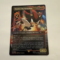 Shadow the Hedgehog FOIL Borderless 2086 Sonic Secret Lair SLD MTG Unplayed M/NM - Image 1