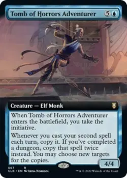 Tomb of Horrors Adventurer (Extended Art) - Near Mint MTG - Image 1