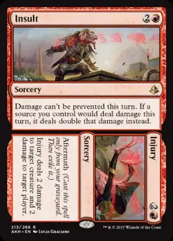 Insult to Injury - Medium Play MTG Amonkhet - Image 1
