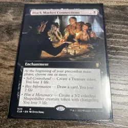 Black Market Connections (Extended Art) Commander Legends MTG - Image 1