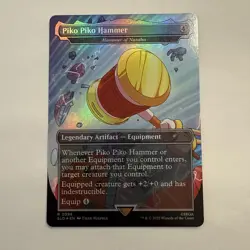Piko Piko Hammer-Hammer of Nazahn FOIL 2098 Secret Lair SLD MTG Rare Unplayed NM - Image 1