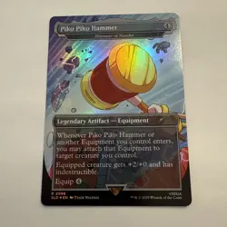 Piko Piko Hammer-Hammer of Nazahn FOIL 2098 Secret Lair SLD MTG Rare Unplayed NM - Image 2
