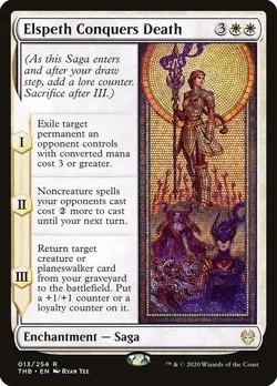 Elspeth Conquers Death 1x FOIL THB MTG Theros Beyond Death Rare MINT white - Image 1
