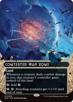 Contested War Zone Borderless Edge of Eternities NM MTG - Image 1