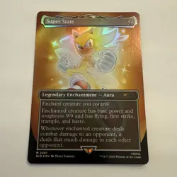 Super State FOIL Borderless 2081 Sonic Secret Lair SLD MTG Mythic Unplayed M/NM - Image 1
