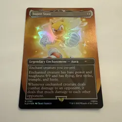 Super State FOIL Borderless 2081 Sonic Secret Lair SLD MTG Mythic Unplayed M/NM - Image 2