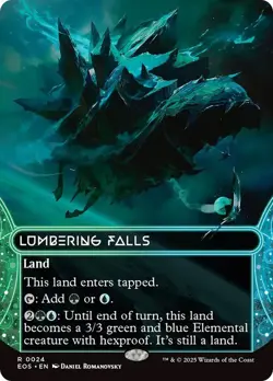 Lumbering Falls Borderless Edge of Eternities NM MTG - Image 1