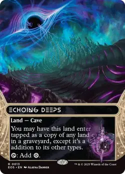 Echoing Deeps Borderless Edge of Eternities NM MTG - Image 1