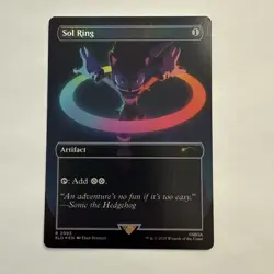 Sol Ring FOIL Borderless 2093 Sonic Secret Lair Drop SLD MTG Regular Unplayed NM - Image 1