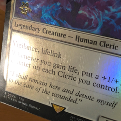 Minwu, White Mage - Pre-release Foil Stamped Promo - Final Fantasy MTG - Image 2