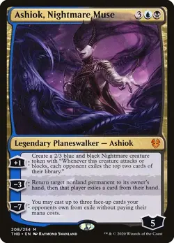 Ashiok, Nightmare Muse 1x FOIL THB MTG Theros Beyond Death Mythic MINT blue blac - Image 1