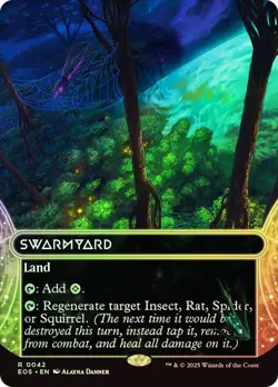 Swarmyard Foil Borderless Edge of Eternities NM MTG - Image 1