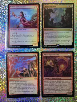 MTG Foil: 0235 Windcrag Siege; 0126 Sunset Strikemaster; 0149 Etali's Favor - Image 1