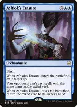Ashiok's Erasure 2x FOIL THB MTG Theros Beyond Death Rare MINT blue - Image 1