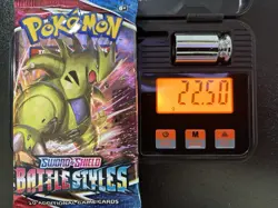 Pokemon Battle Styles Booster Pack Sealed 22.50g 3.66mm 820650808197 - Image 1