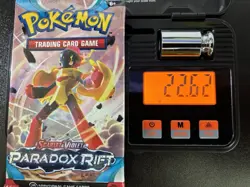 Pokemon Paradox Rift Booster Pack Sealed 22.62g 3.70mm Heaviest! - Image 1