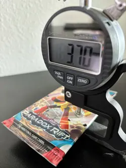 Pokemon Paradox Rift Booster Pack Sealed 22.62g 3.70mm Heaviest! - Image 3