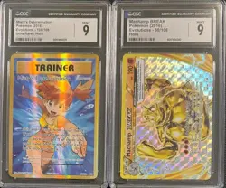 SEQUENTIAL CGC 9 XY EVOLUTIONS MISTY'S DETERMINATION 108 MACHAMP BREAK POKEMON - Image 1