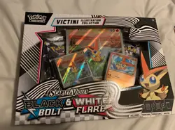 Pokemon TCG Black Bolt/White Flare Victini Illustration Collection Box - Image 1
