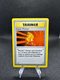 Super Potion 90/102 Base Set Shadowless Vintage Pokemon WoTC 1999 LP-NM - Image 1