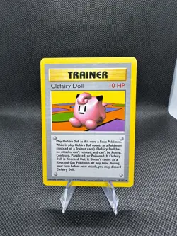Clefairy Doll 70/102 Base Set Shadowless Vintage Pokemon WoTC 1999 LP-NM - Image 1