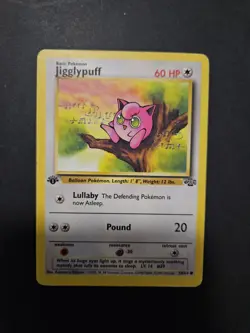 1999 Pokemon Jigglypuff Jungle 1st Edition 54/64 LP - Image 1