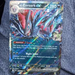 N's Zoroark ex #98 - Graded PSA 9 Pokemon - Journey Together - Image 1