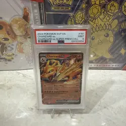 2024 POKEMON SVP SUPER-PREMIUM COLLECTION PROMO #161 CHARIZARD EX PSA 9 - Image 1