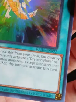 Yugioh! Drytron Nova - RA04-EN097 - Ultra Rare - 1st Edition Near Mint, English - Image 4