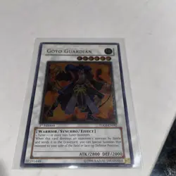 YUGIOH GOYO GUARDIAN ULTIMATE RARE HOLO 1ST EDITION HAS DAMAGE READ - Image 2