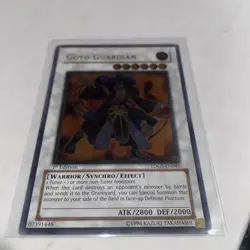 YUGIOH GOYO GUARDIAN ULTIMATE RARE HOLO 1ST EDITION HAS DAMAGE READ - Image 4