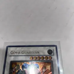 YUGIOH GOYO GUARDIAN ULTIMATE RARE HOLO 1ST EDITION HAS DAMAGE READ - Image 5