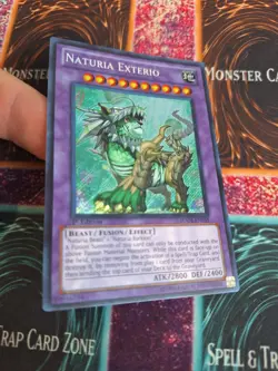 Yugioh Naturia Exterio HA04-EN055 Secret Rare 1st Edition Near Mint - Image 2