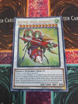 Yugioh Battlewasp - Sting the Poison BLHR-EN033 Ultra Rare 1st Edition Near Mint - Image 1