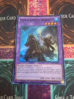 Yugioh Elder Entity Norden CT12-EN003 Super Rare Limited Near Mint - Image 1