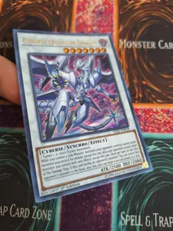 Yugioh Cyberse Quantum Dragon SAST-EN038 Ultra Rare 1st Edition Near Mint - Image 2