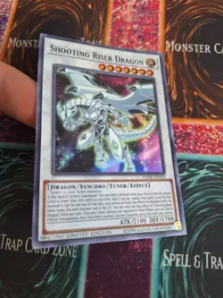 Yugioh Shooting Riser Dragon DANE-ENSE3 Super Rare Limited Near Mint - Image 2