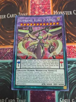 Yugioh Supreme King Z-ARC MP18-EN011 Secret Rare 1st Edition Near Mint - Image 1