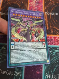 Yugioh Supreme King Z-ARC MP18-EN011 Secret Rare 1st Edition Near Mint - Image 2