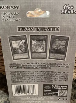 YuGiOh Trading Card Power of the Elements Booster Pack & Burst Of Destiny Sealed - Image 2