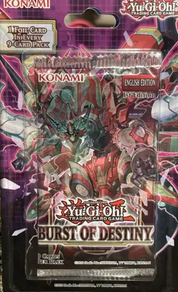 YuGiOh Trading Card Power of the Elements Booster Pack & Burst Of Destiny Sealed - Image 3