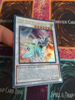 Yugioh Clear Wing Synchro Dragon LEDD-ENC29 Ultra Rare 1st Edition Near Mint - Image 2