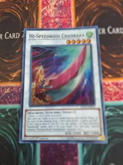 Yugioh Hi-Speedroid Chanbara LED8-EN017 Super Rare 1st Edition Near Mint - Image 1