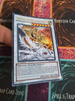 Yugioh Michael, the Arch-Lightsworn SDLI-EN036 Ultra Rare 1st Edition Near Mint - Image 2