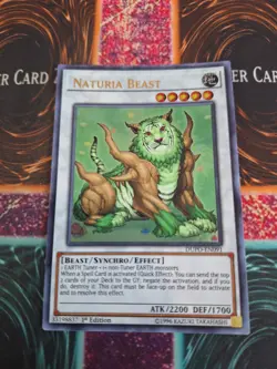 Yugioh Naturia Beast DUPO-EN091 Ultra Rare 1st Edition Near Mint - Image 1